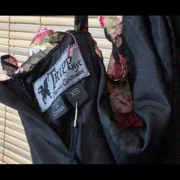 ๐ฅTRIPP NWT dress back tie/zipper ruffles straps - Picture 7 of 16